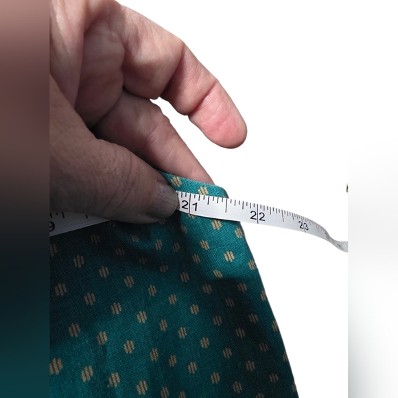 Southwestern Turquoise Vest With Cactus And Pottery Designs Size Medium/Large - Picture 3 of 5